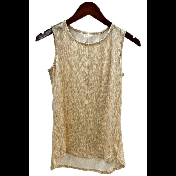 zuda Z-Cool Jersey Printed Forward Seam Tank Sand Texture - Regular - Picture 1 of 2